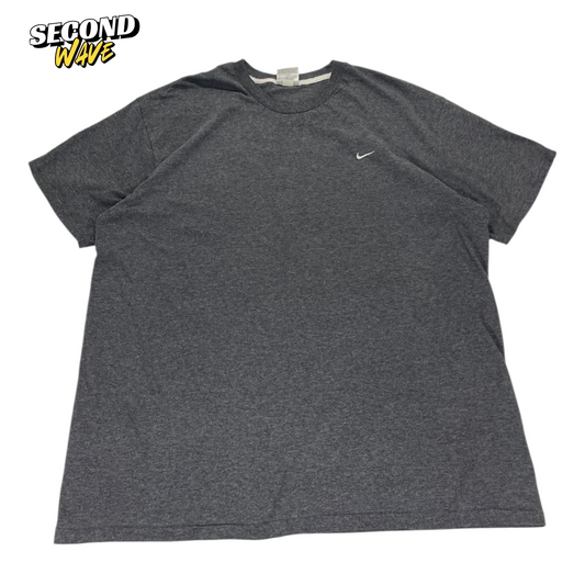 VINTAGE NIKE GREY COTTON T-SHIRT (XXL)