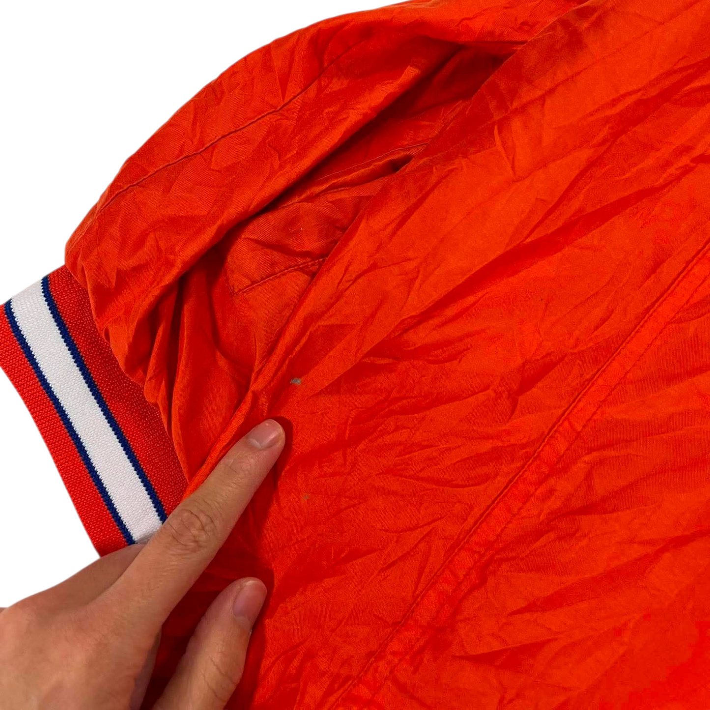 VINTAGE 90S FLORIDA GATORS RED QUARTER ZIP WINDBREAKER (M-L)