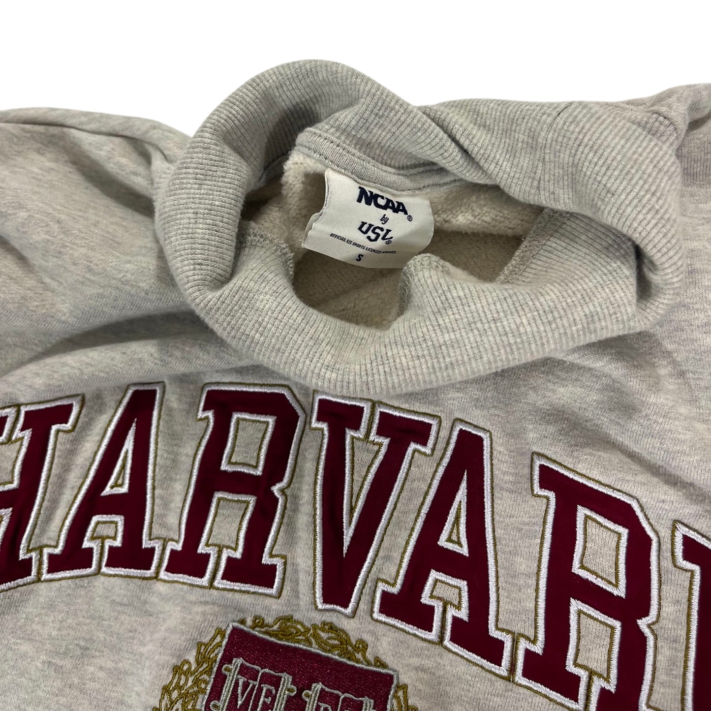 HARVARD EMBROIDERED GRAY CREWNECK (S)