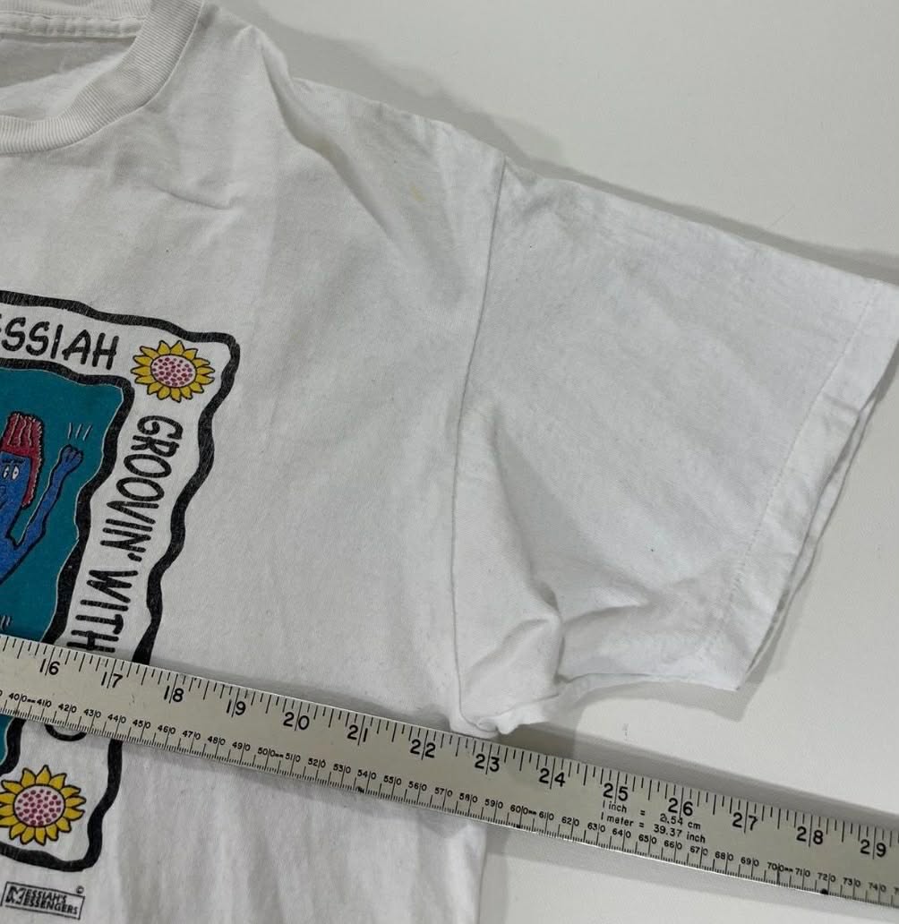 90S SINGLE STITCHED JESUS GRAPHIC WHITE T-SHIRT (L-XL)