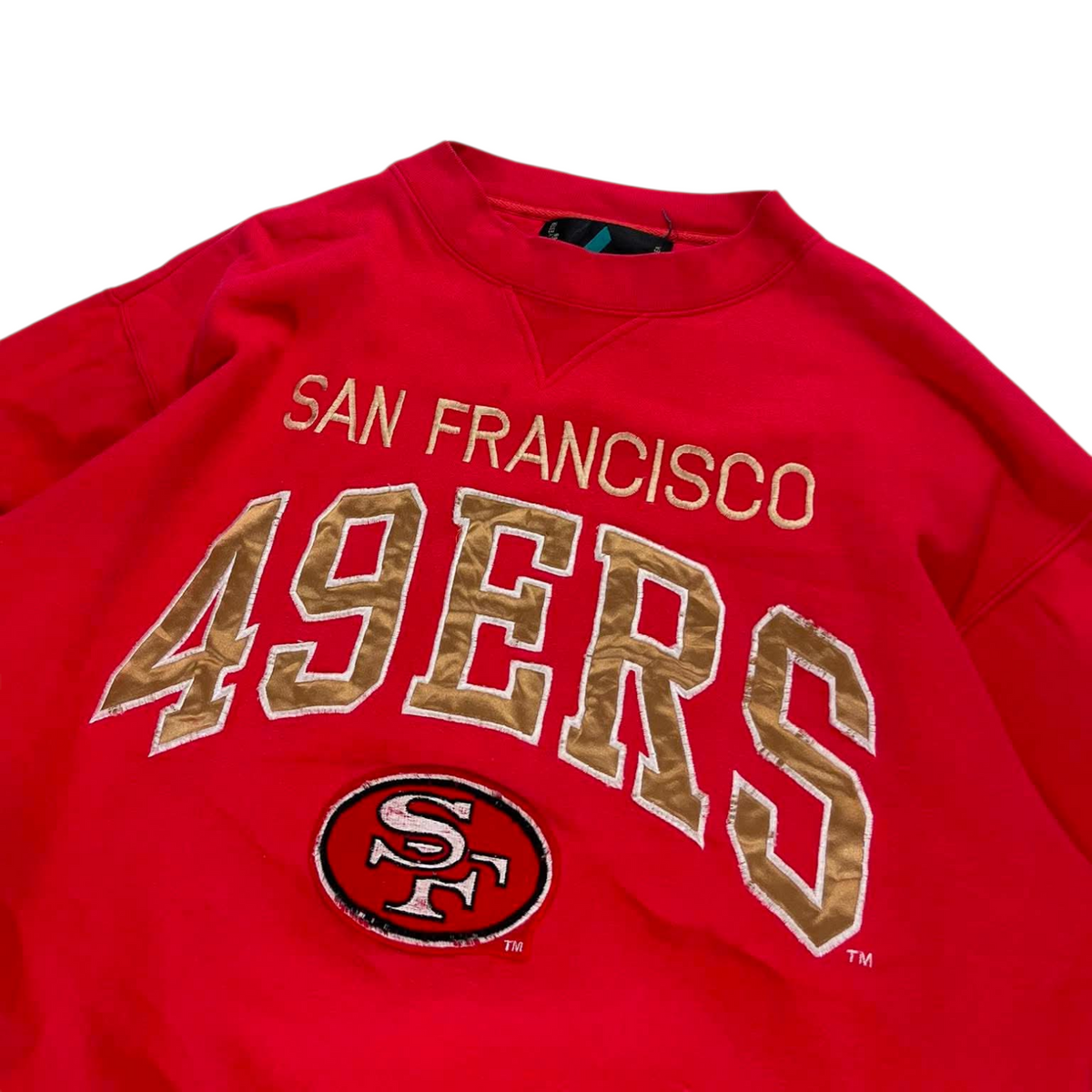 LOGO ATHLETIC 49ERS RED CREWNECK (L)