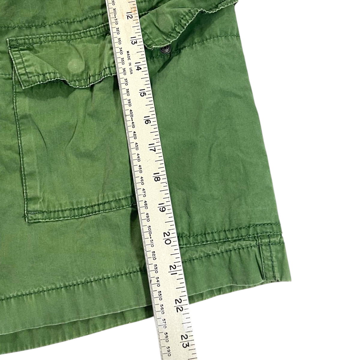 NAUTICA GREEN CARGO SHORTS (40)