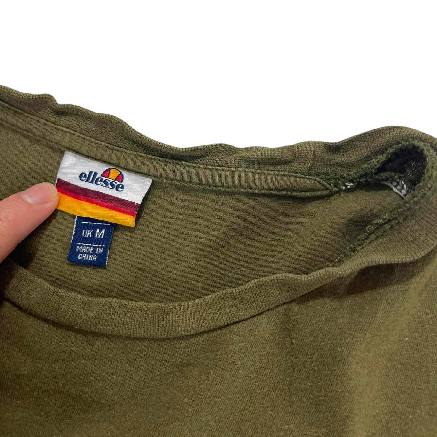 ELLESSE GREEN T-SHIRT (M)