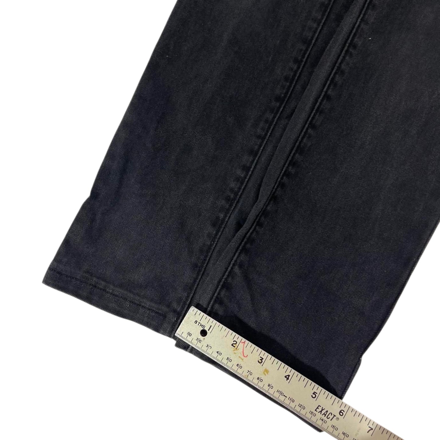 WOMENS LEVI'S BLACK DENIM JEANS (8)