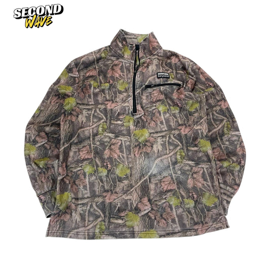 REALTREE MADE IN NZ BEYOND CAMO QUARTER ZIP FLEECE (L)
