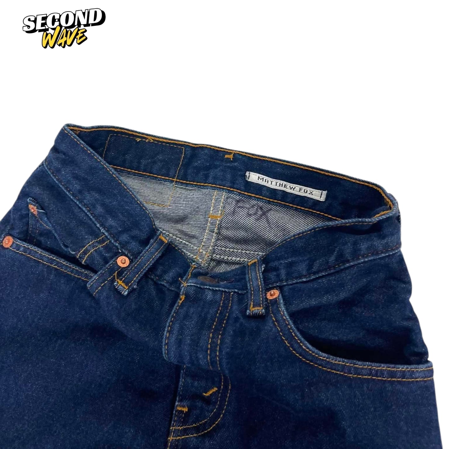 LEVI'S 594 BLUE DENIM JEANS (27)