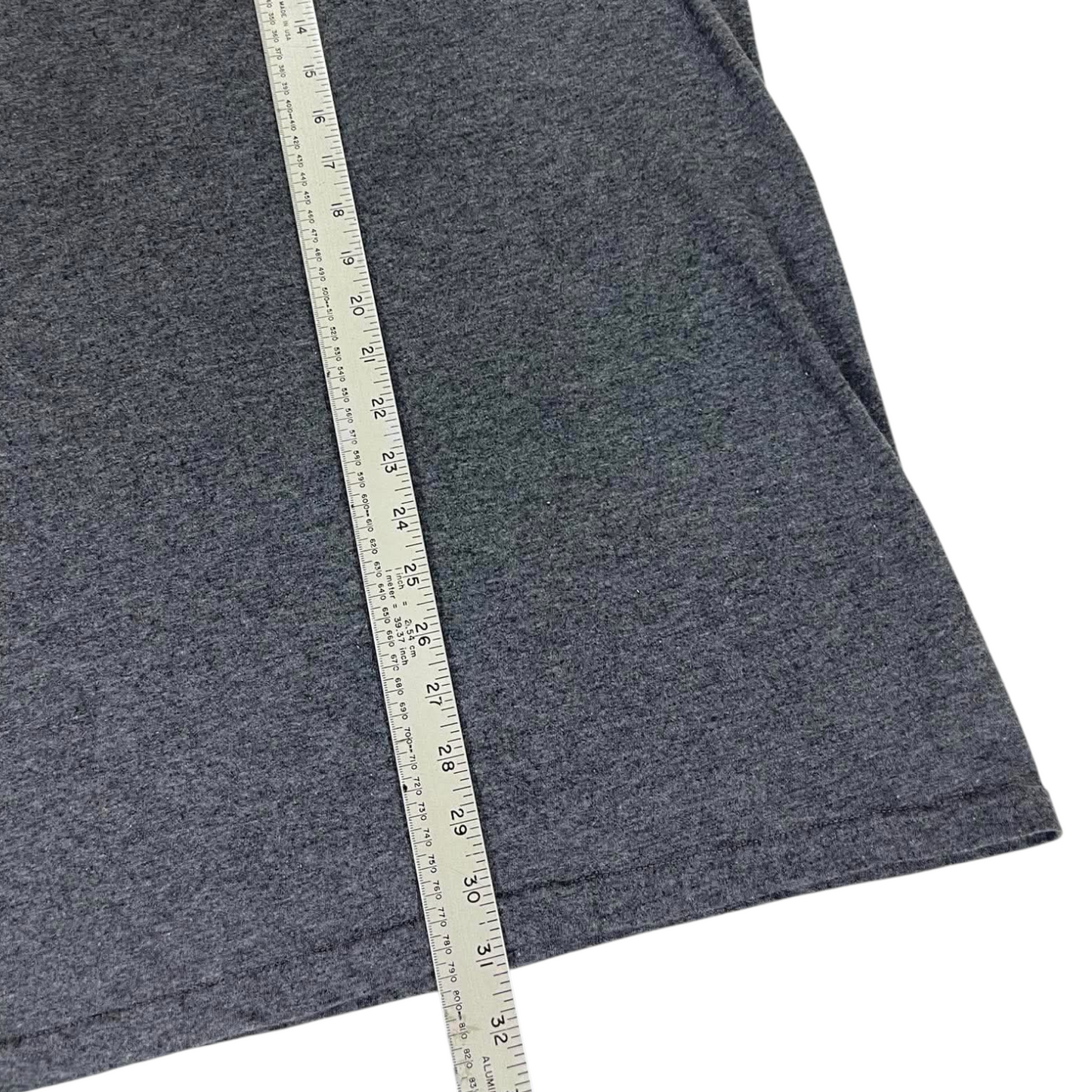 VINTAGE NIKE GREY COTTON T-SHIRT (XXL)