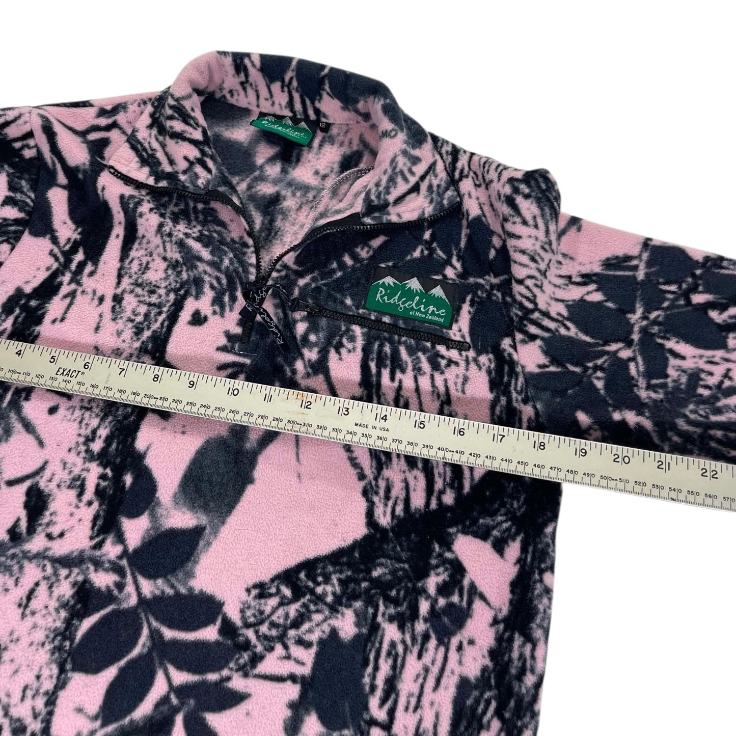 RIDGELINE PINK/BLACK CAMO FLEECE JACKET (UK12)