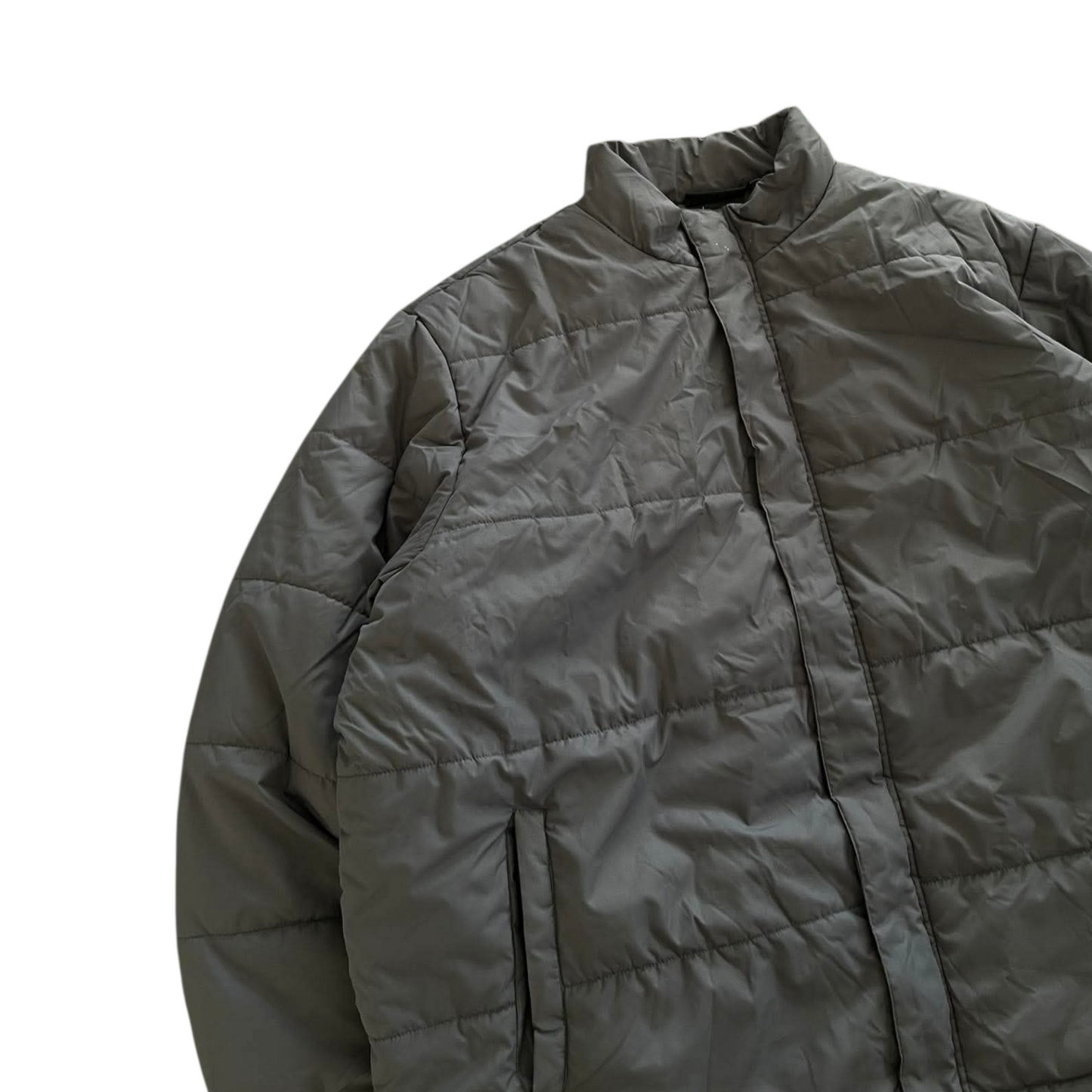 VINTAGE REEBOK GREY PUFFER JACKET (XXL)