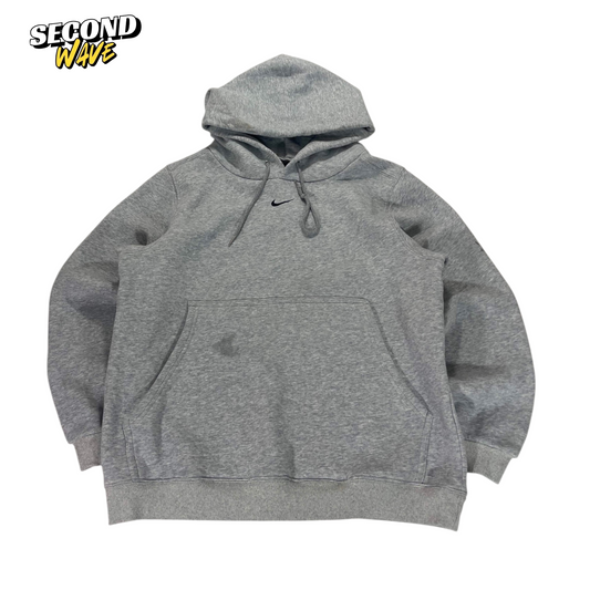 MID SWOOSH GRAY NIKE HOODIE (L)