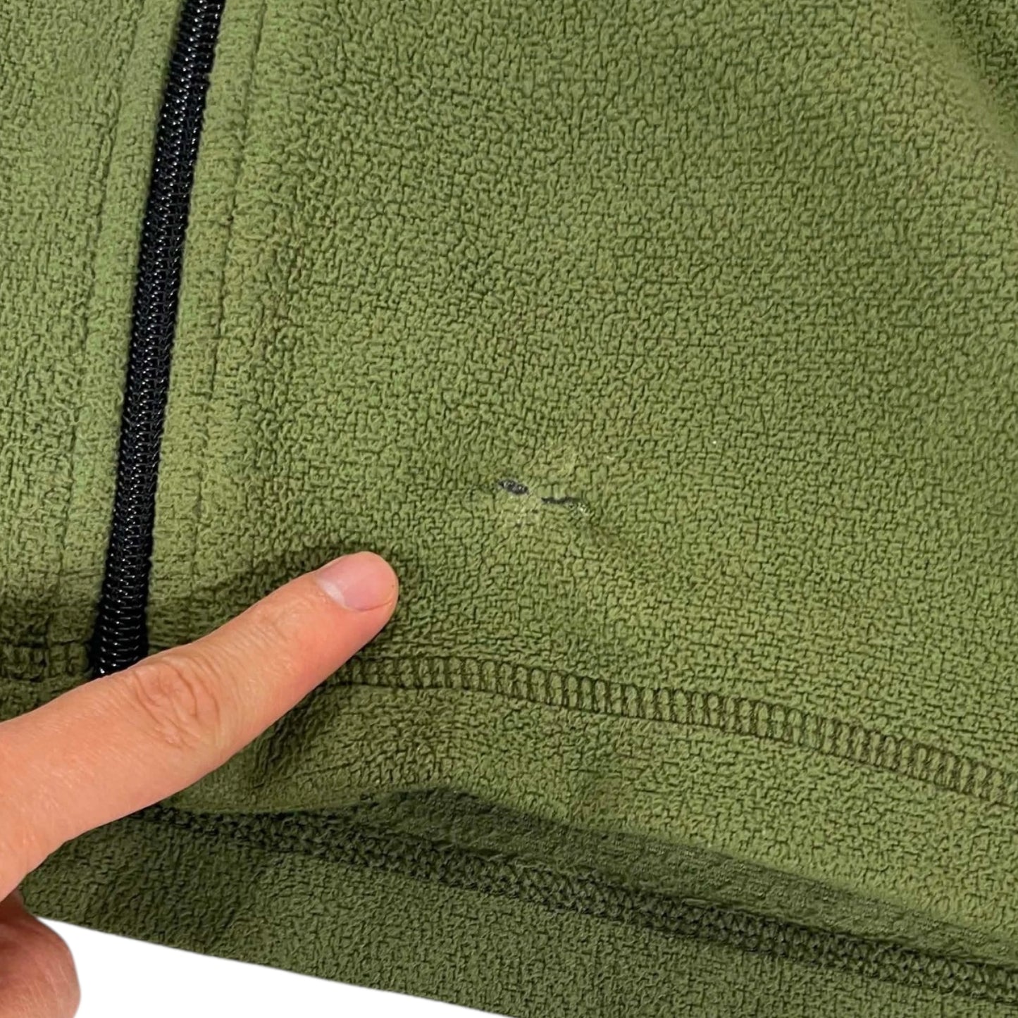 VINTAGE POLO SPORT GREEN FLEECE JACKET (M)