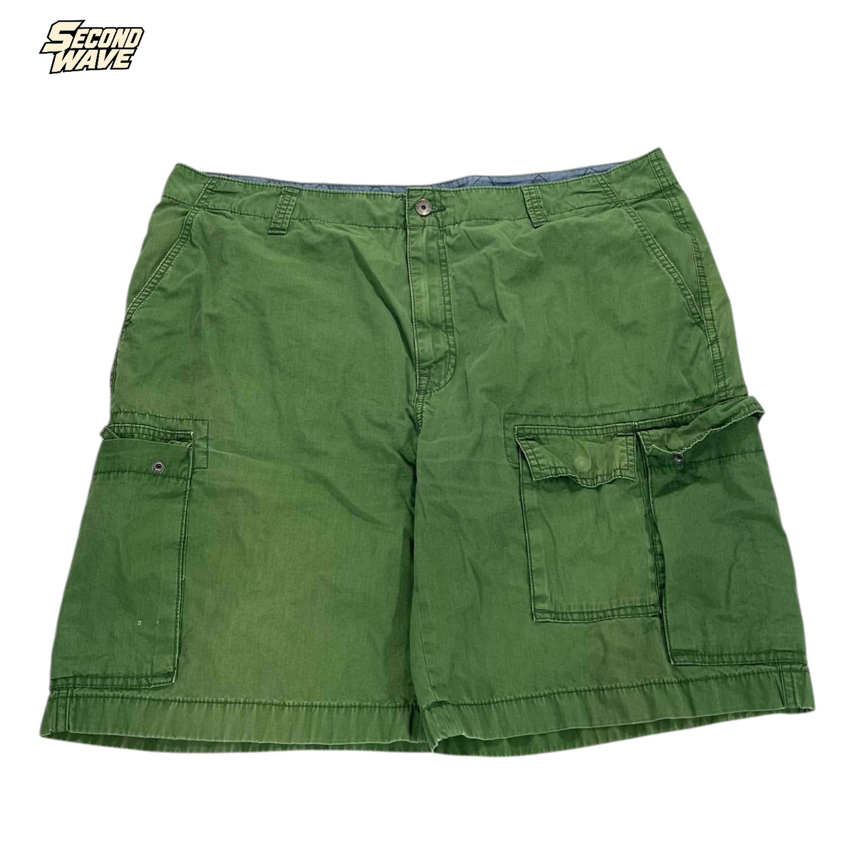 NAUTICA GREEN CARGO SHORTS (40)