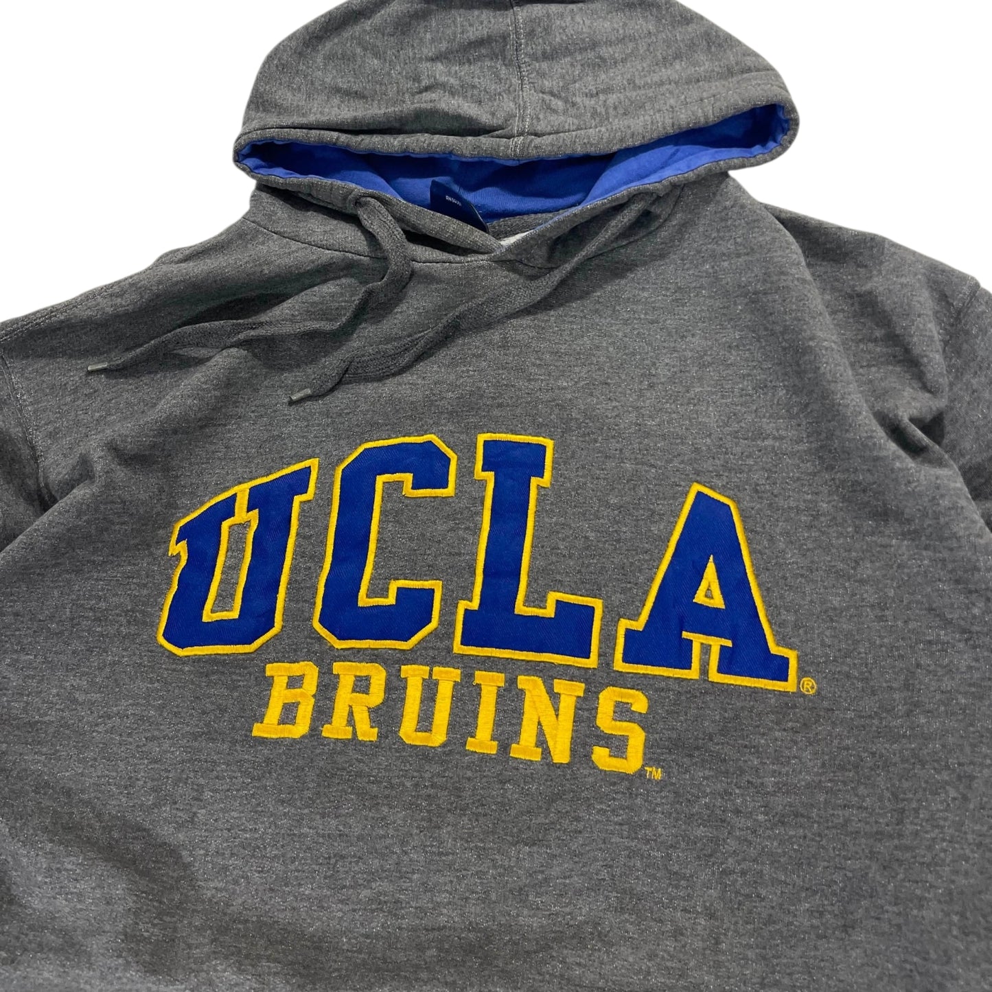 Y2K UCLA BRUINS GRAY HOODIE (M)