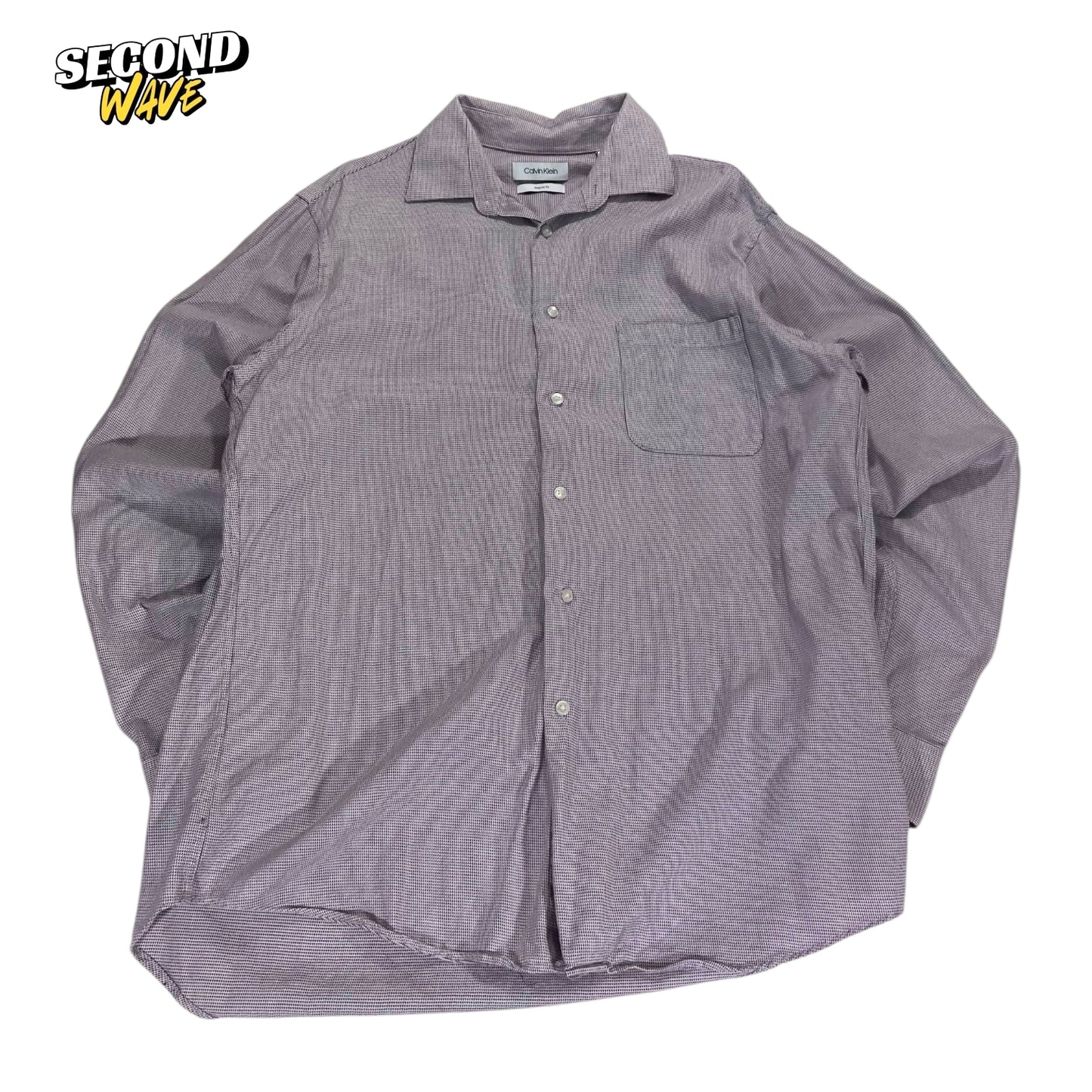 VINTAGE CALVIN KLEIN POLO LONG SLEEVE (L)
