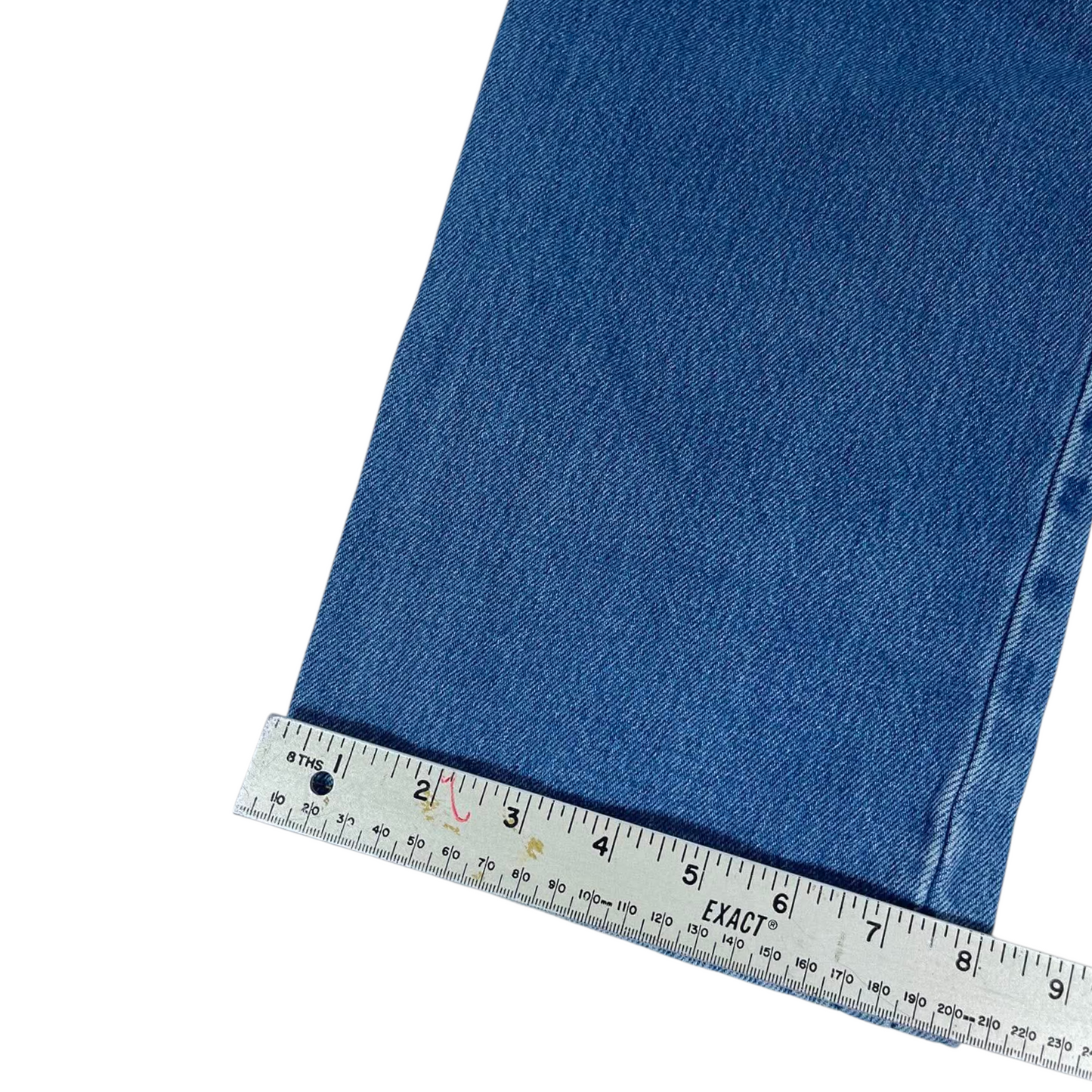 VINTAGE ORANGE TAB LEVI'S BLUE DENIM JEANS (32)