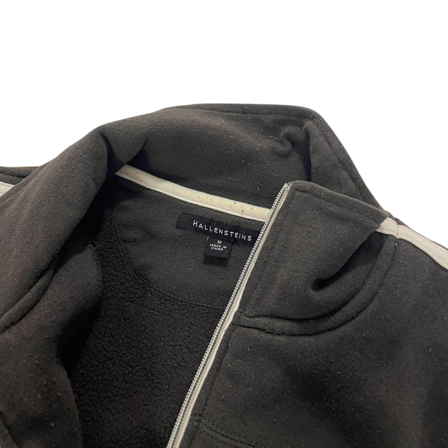 Y2K HALLENSTEINS BLACK ZIP UP JACKET (M)