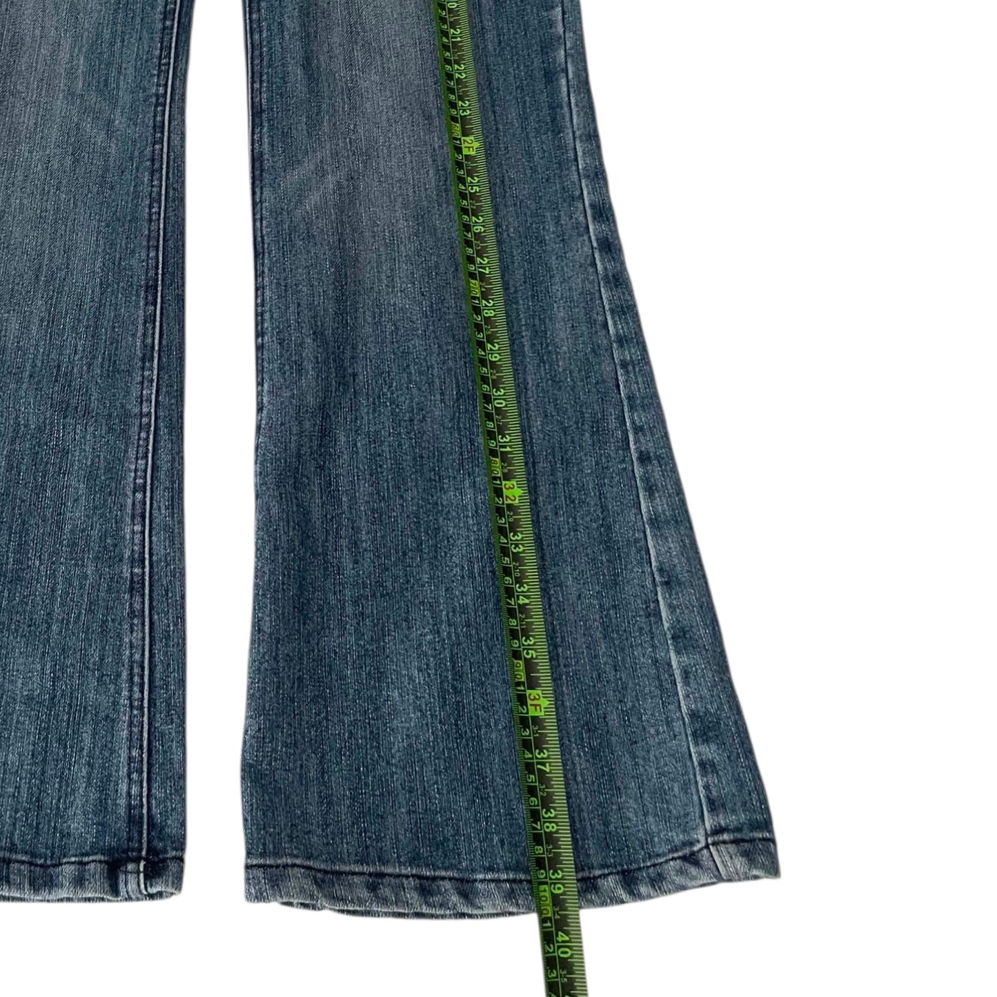 Y2K LOW RISE FLARE JEANS (UK 12)