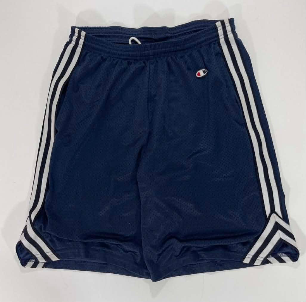 VINTAGE NAVY BLUE CHAMPION BASKETBALL SHORTS (L)