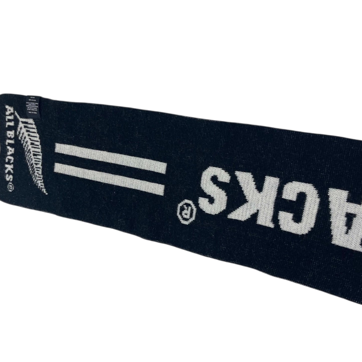 VINTAGE ALL BLACKS RUGBY SCARF