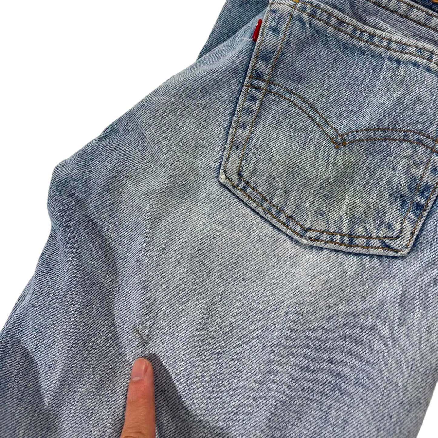 LEVI'S WASH DENIM PANTS (26/28)