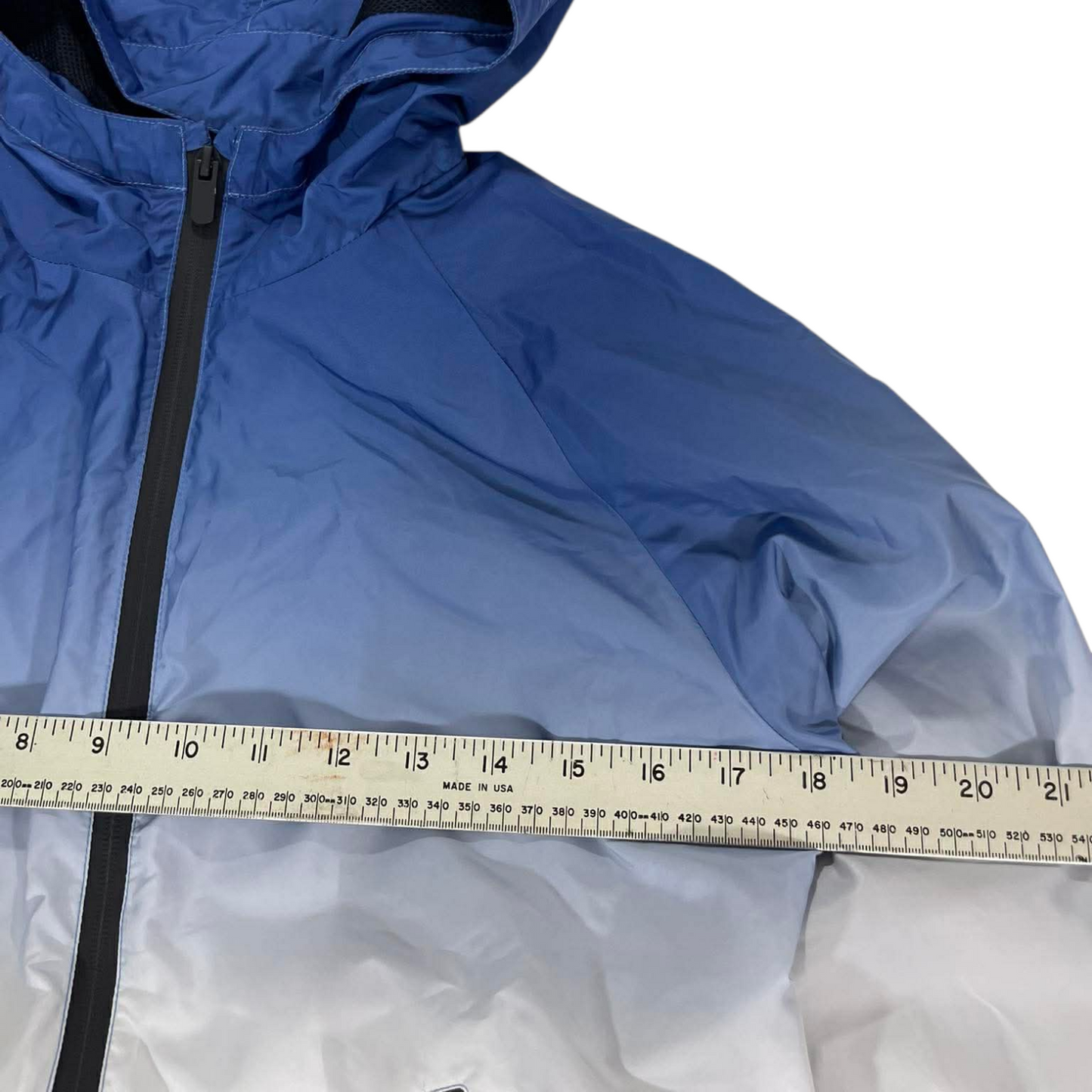 ZARA BLUE OMBRE WINDBREAKER JACKET (10)