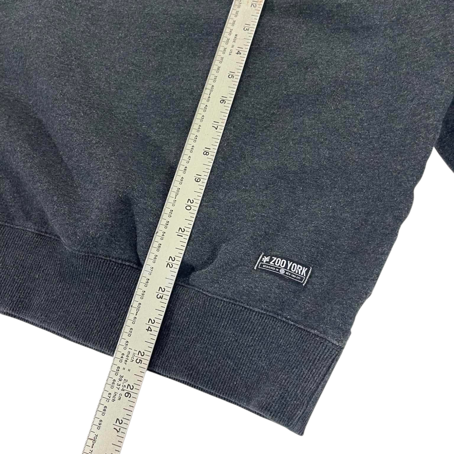 ZOO YORK GRAY CREWNECK (M)