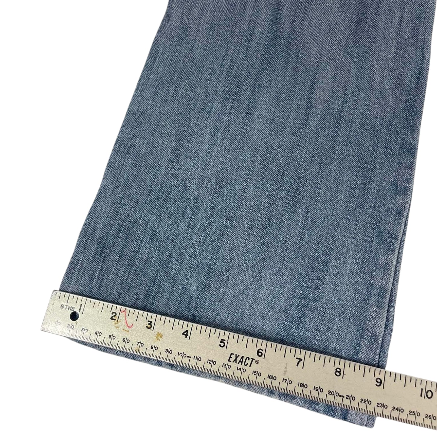 Y2K EMBROIDERED CHD LOW RISE BOOTCUT JEANS (34)