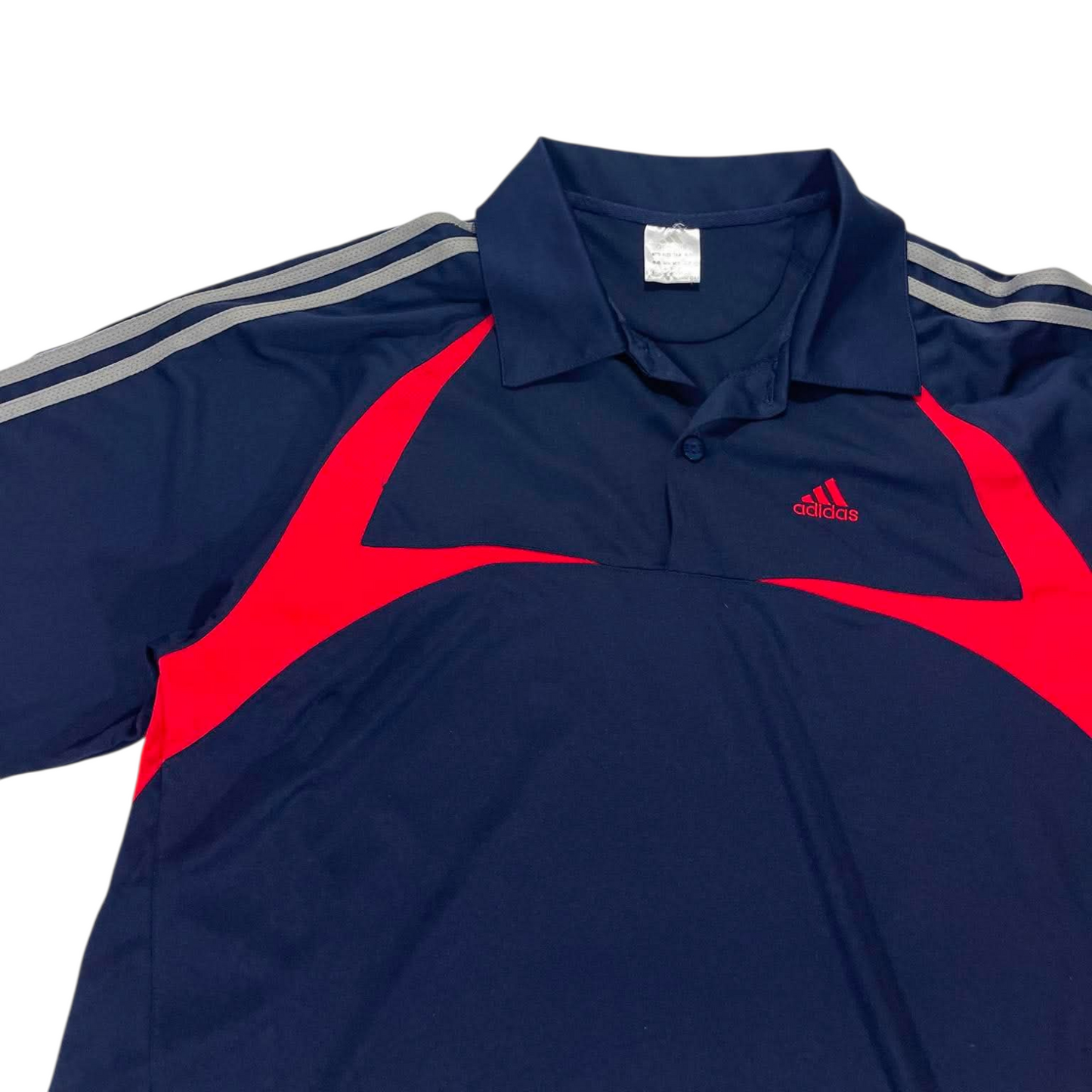 ADIDAS NAVY BLUE POLO SHIRT (L)