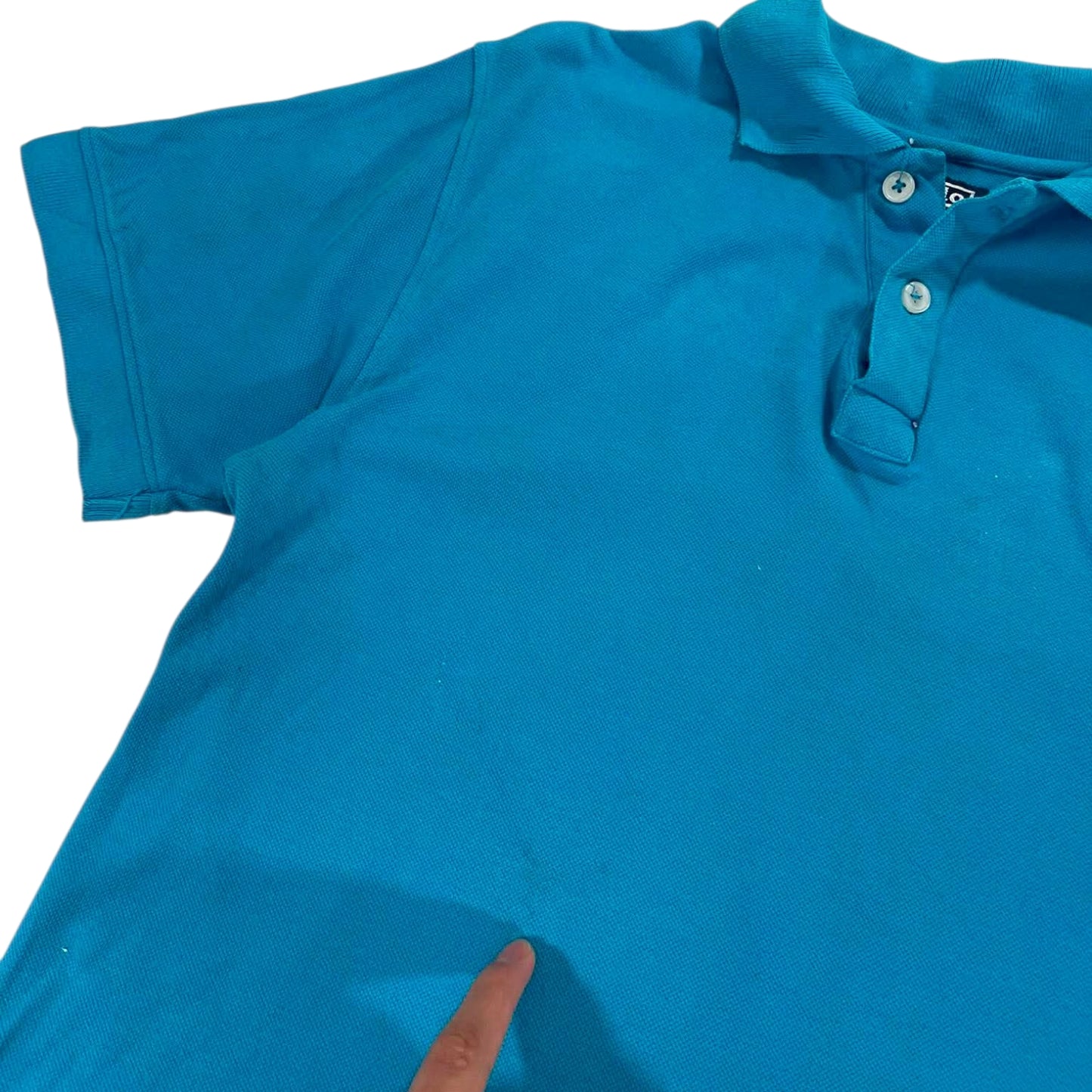 RALPH LAUREN BLUE POLO SHIRT (S)