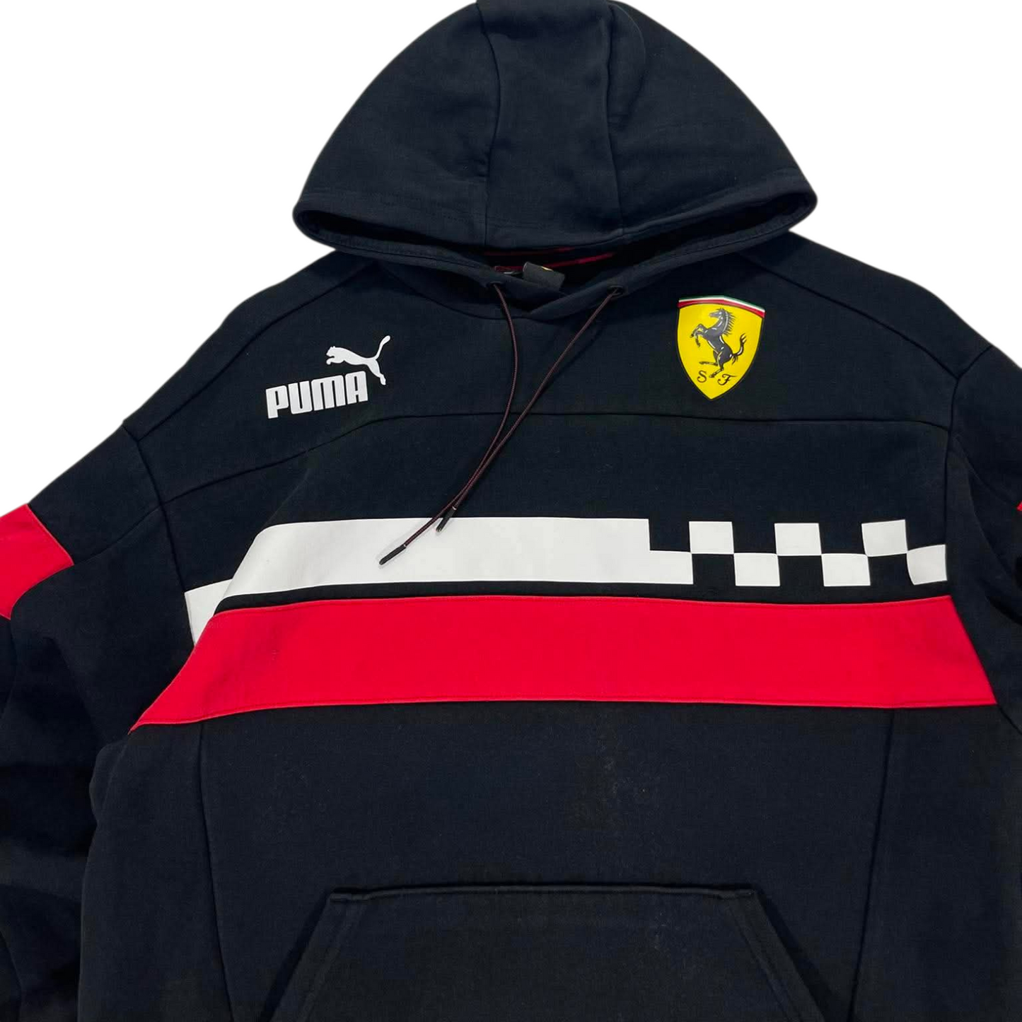 PUMA X FERRARI BLACK HOODIE (M)