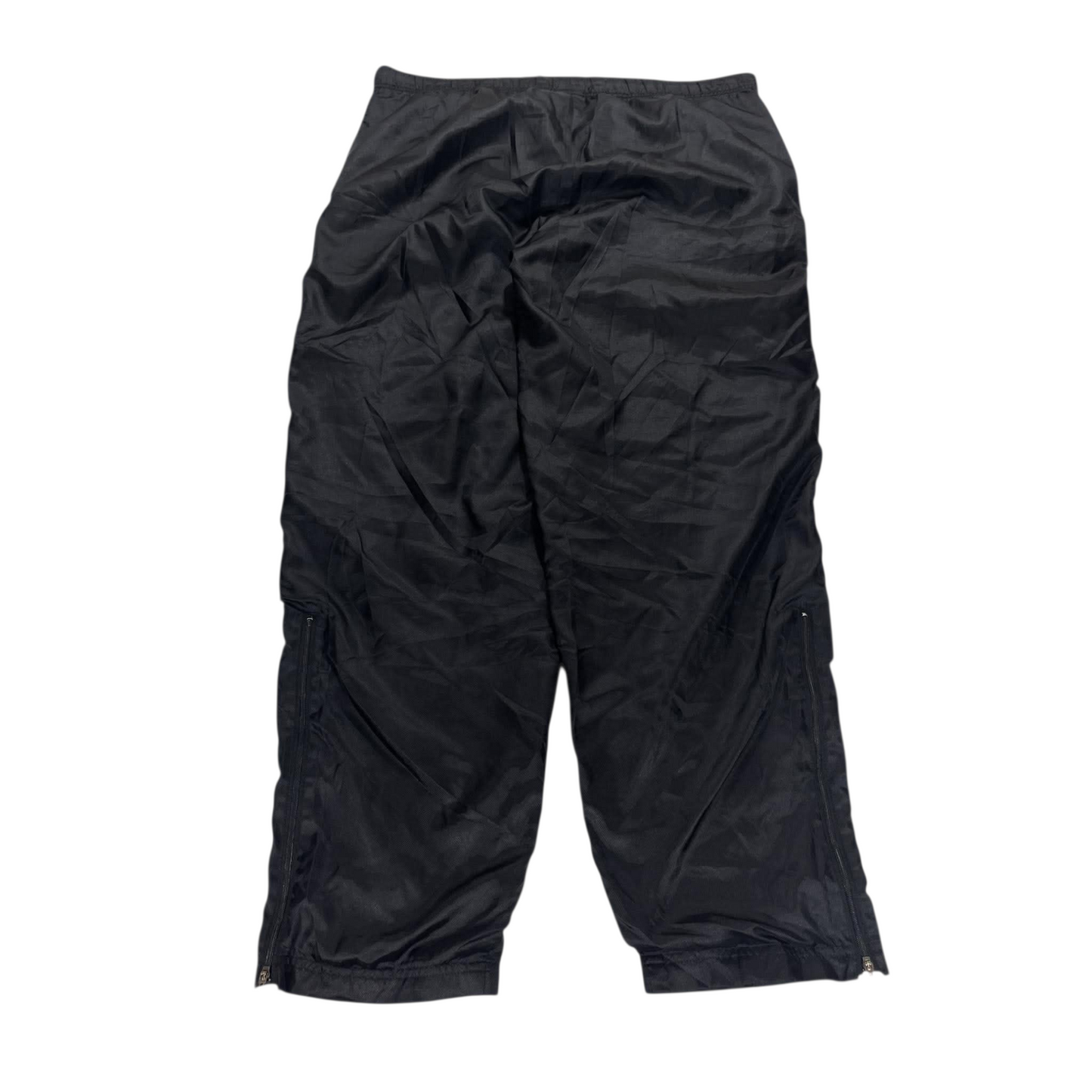 VINTAGE NIKE BLACK/WHITE TRACK PANTS¹⁰ (XL)