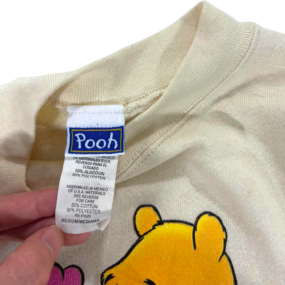 DISNEY WINNIE THE POOH AND PIGLET CREWNECK (M - L)
