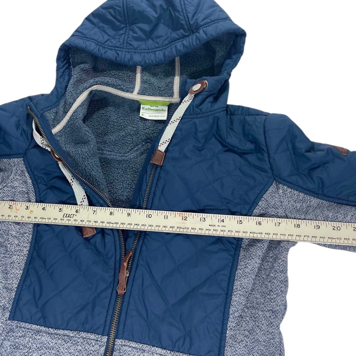 KATHMANDU BLUE & GRAY QUILTED JACKET (S)