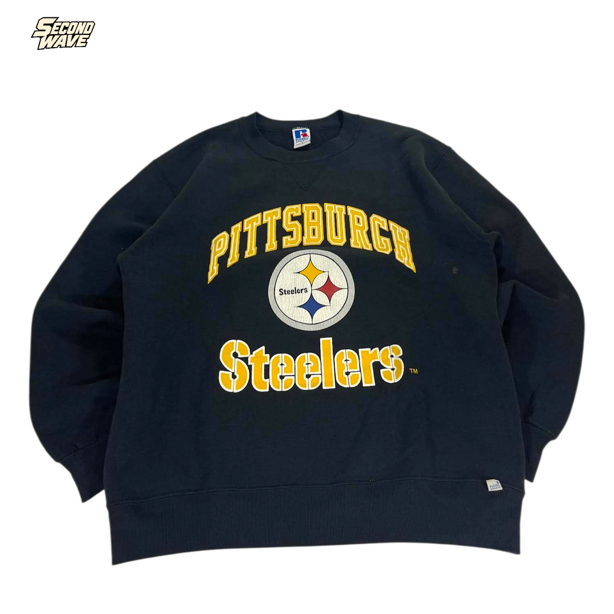 VINTAGE RUSSELL ATHLETIC STEELERS CREWNECK (L)