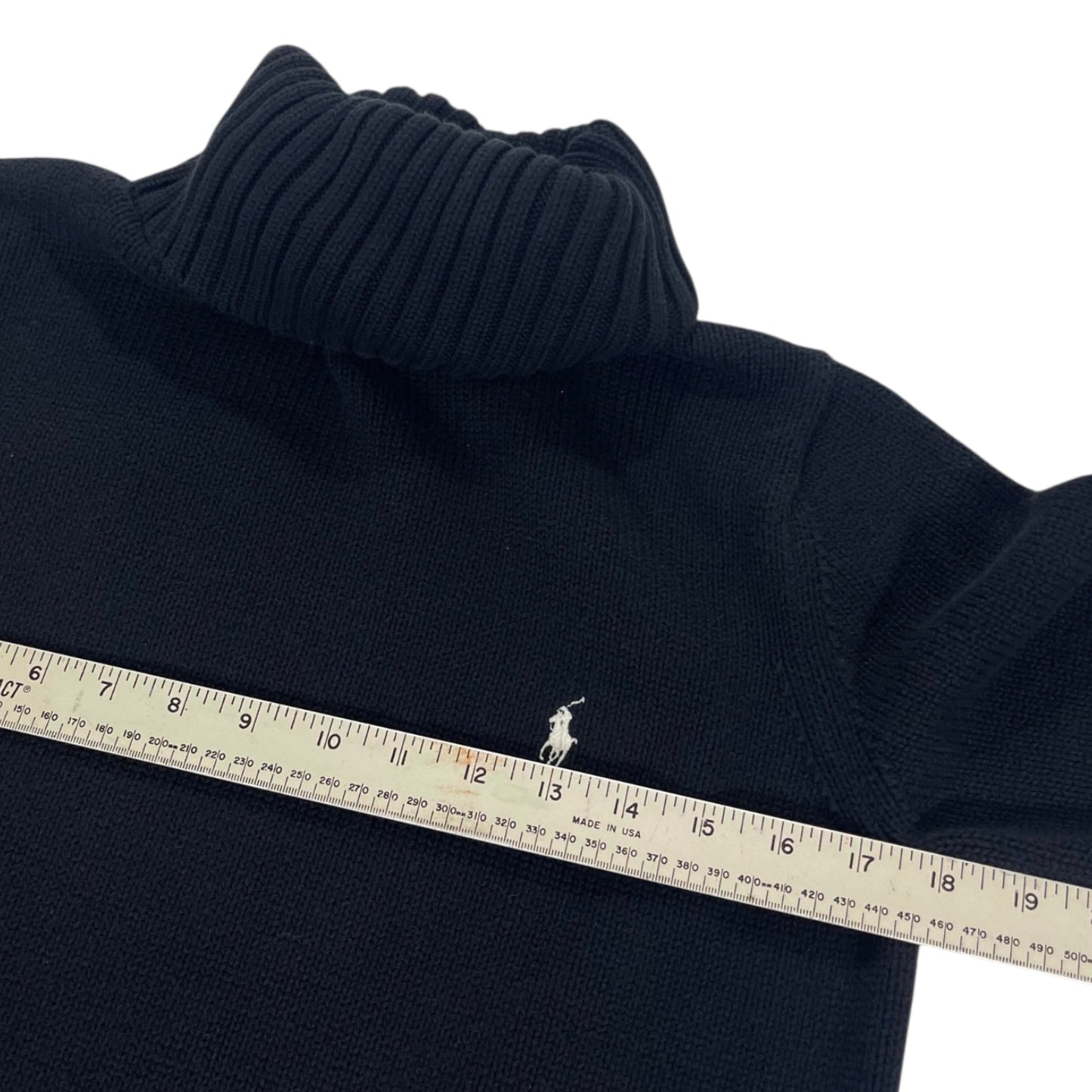 RALPH LAUREN SPORT BLACK TURTLENECK (S)