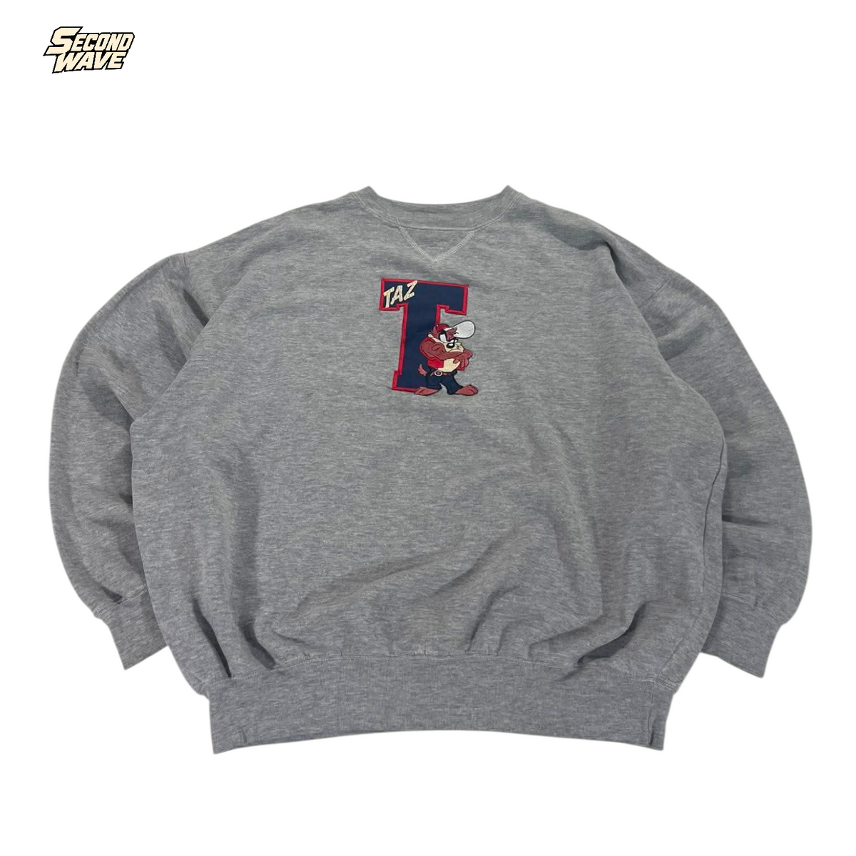 VINTAGE LOONEY TUNES TAZ GRAY CREWNECK (M)