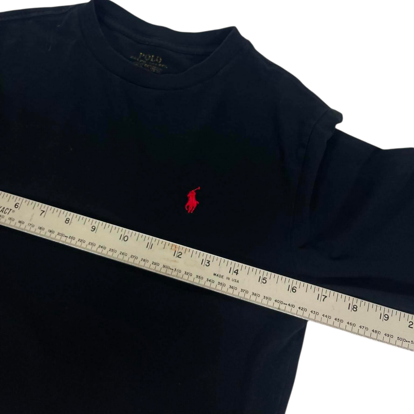 POLO RALPH LAUREN BLACK LONG SLEEVE (XS-S)