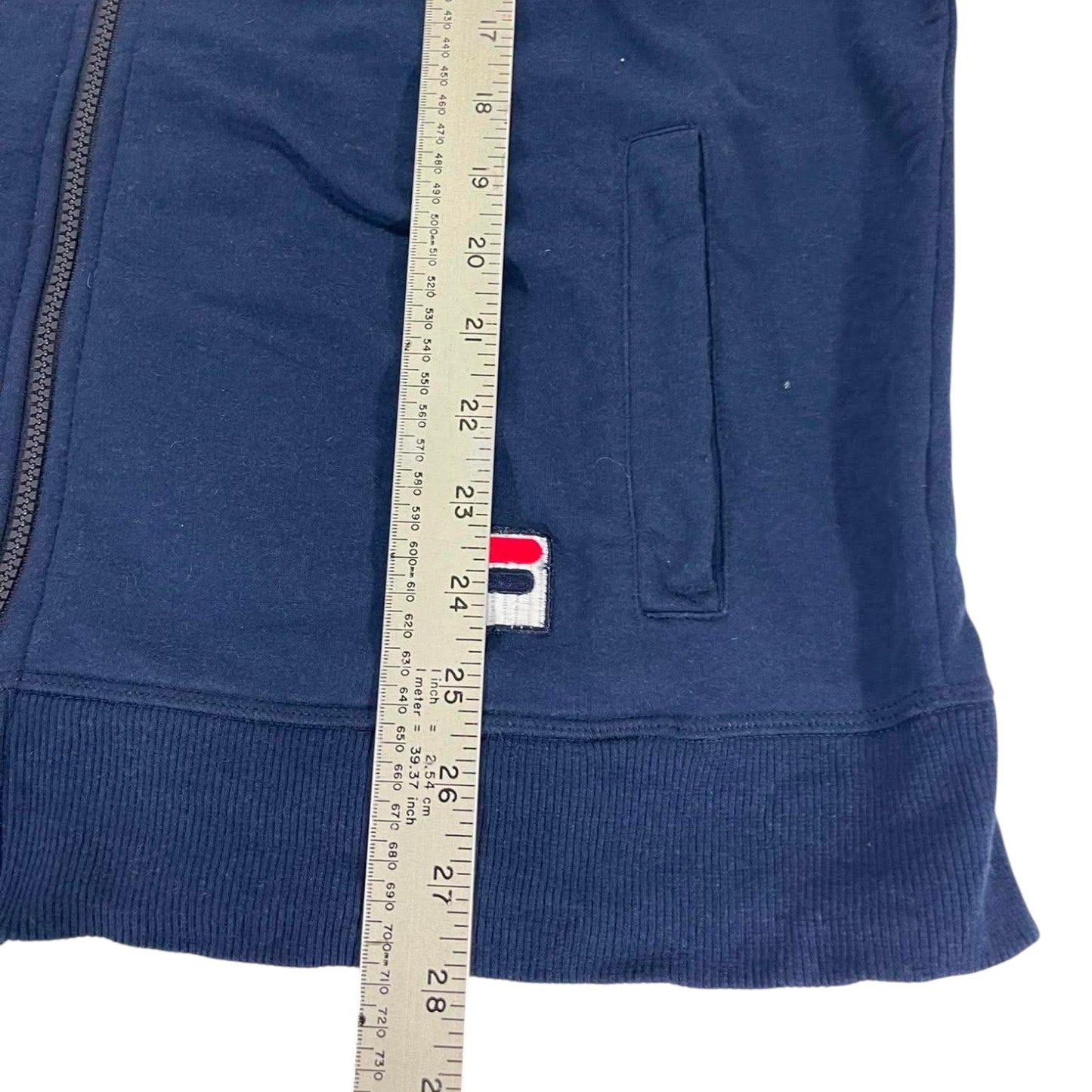 FILA NAVY BLUE ZIP UP JACKET (L)