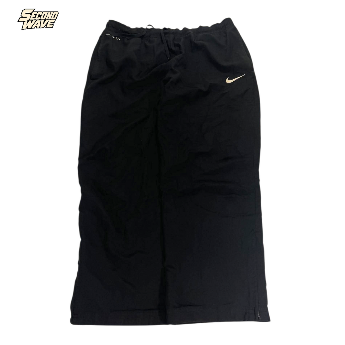 NIKE DRI-FIT BLACK 3/4 SIZE SWEATPANTS² (BEST FIT LARGE)