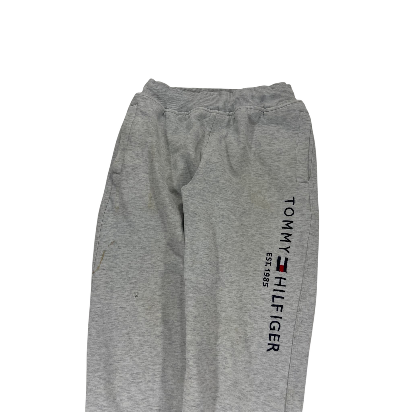 TRASHED TOMMY HILFIGER GREY SWEATPANTS (S)