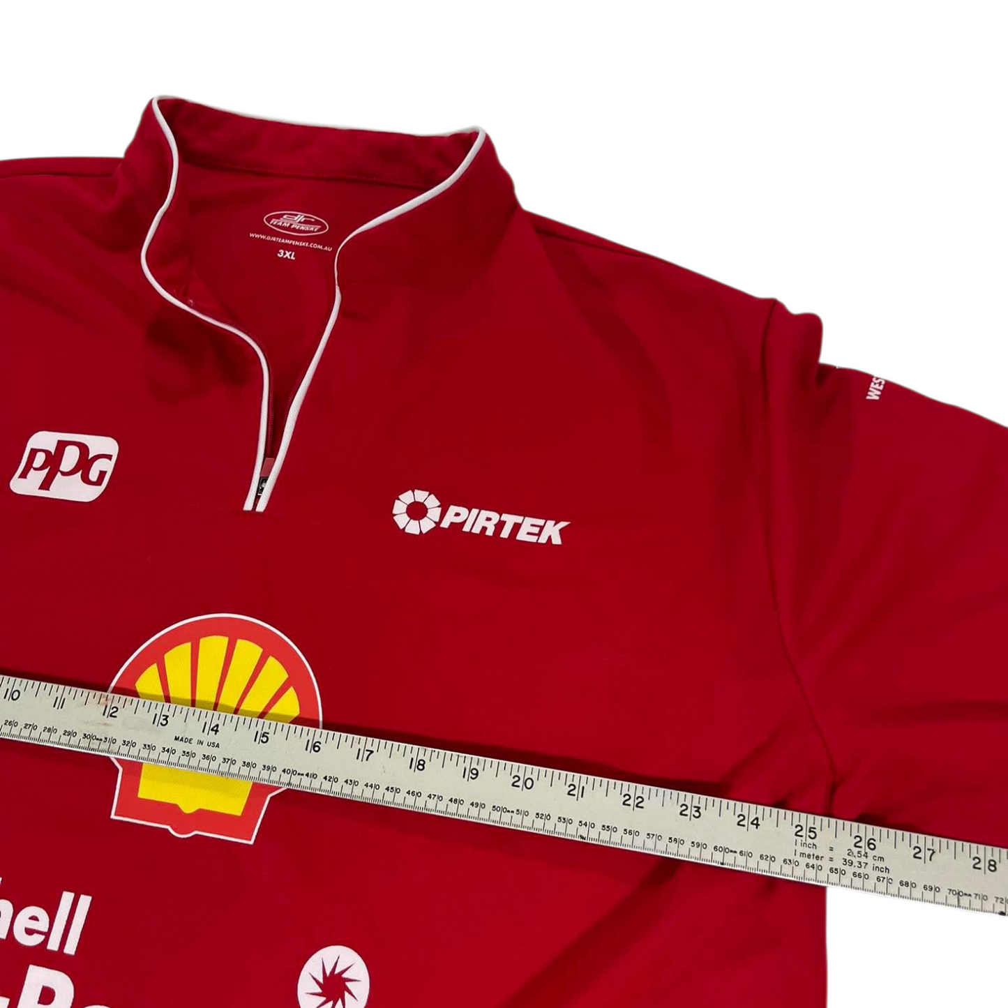 RED SHELL V-POWER RACING POLO SHIRT (XL)