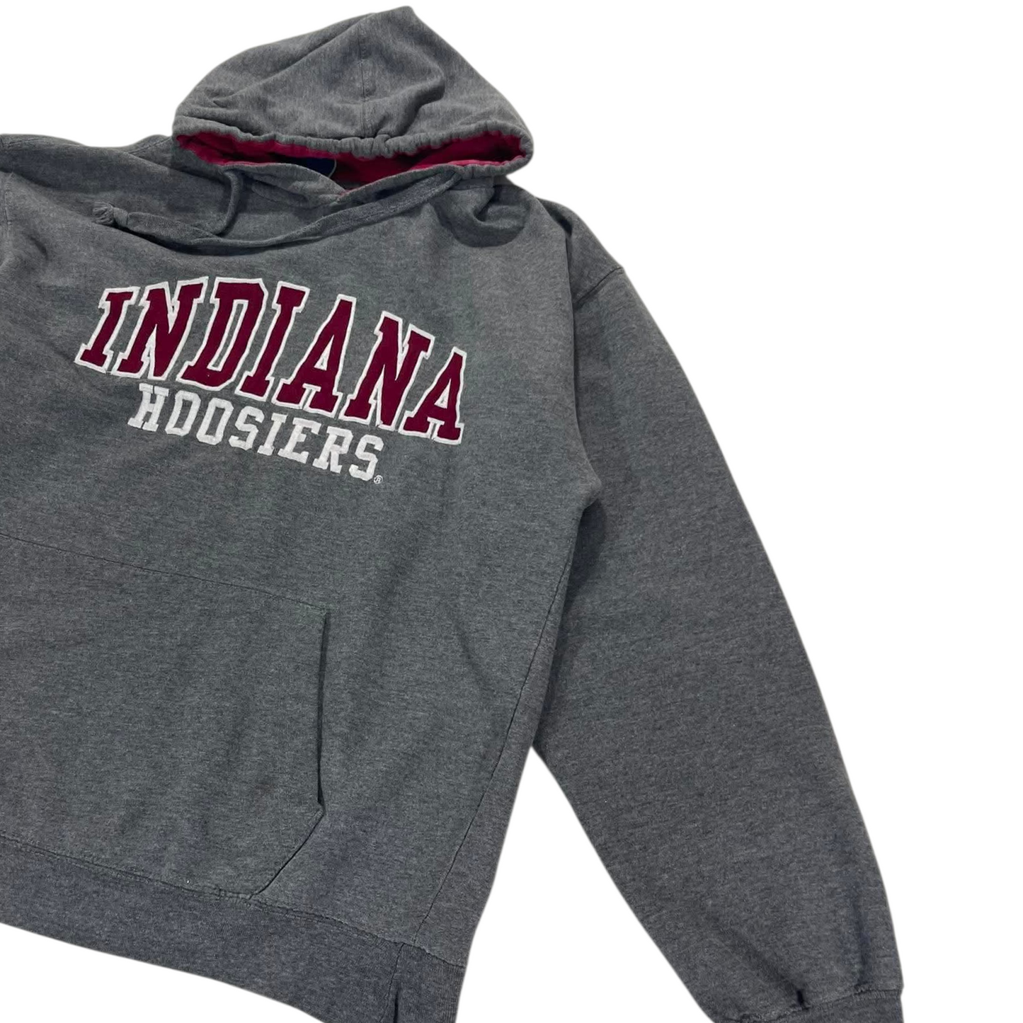 VINTAGE INDIANA UNIVERSITY GREY HOODIE (L)