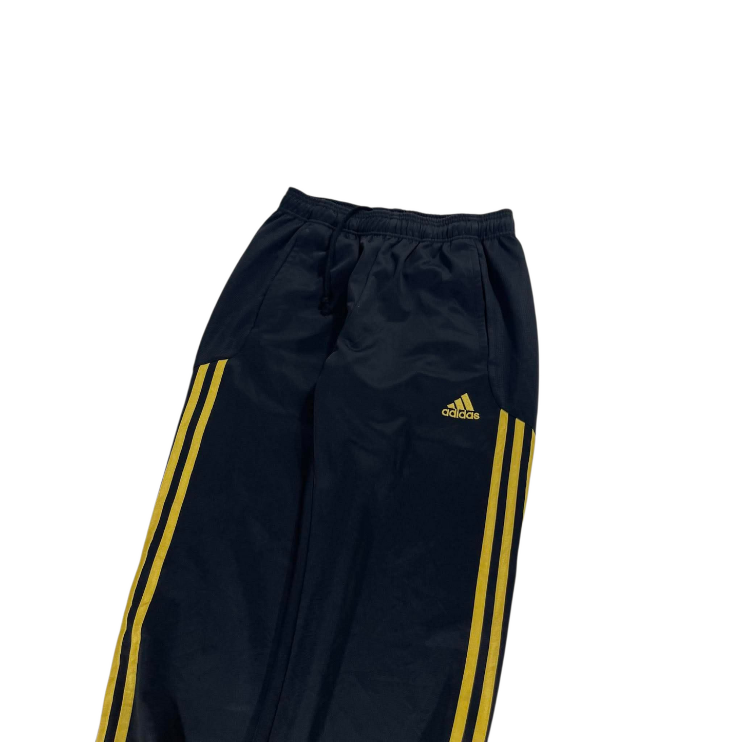 ADIDAS BLACK/YELLOW TRACK PANTS (S-M) ¹⁰