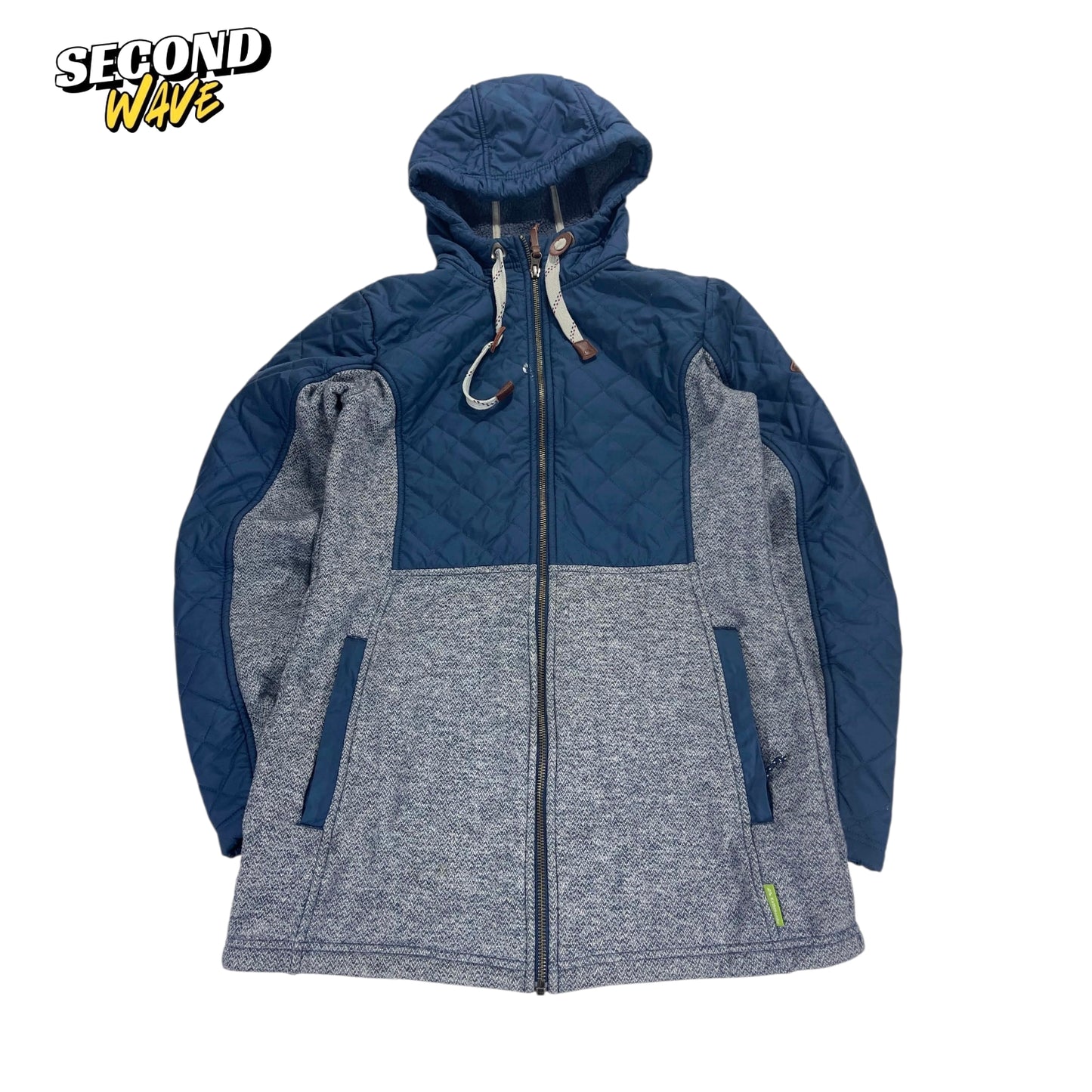 KATHMANDU BLUE & GRAY QUILTED JACKET (S)