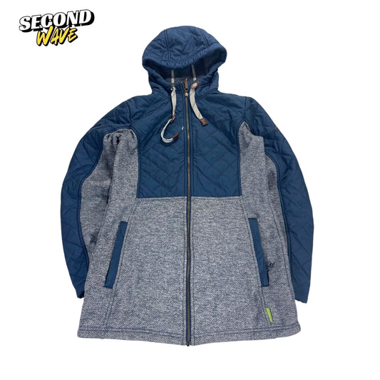 KATHMANDU BLUE & GRAY QUILTED JACKET (S)
