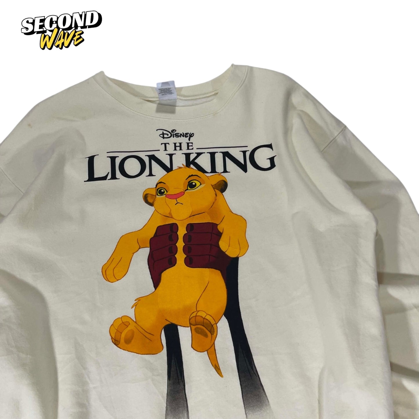 DISNEY THE LION KING CREAM SWEATSHIRT (L)
