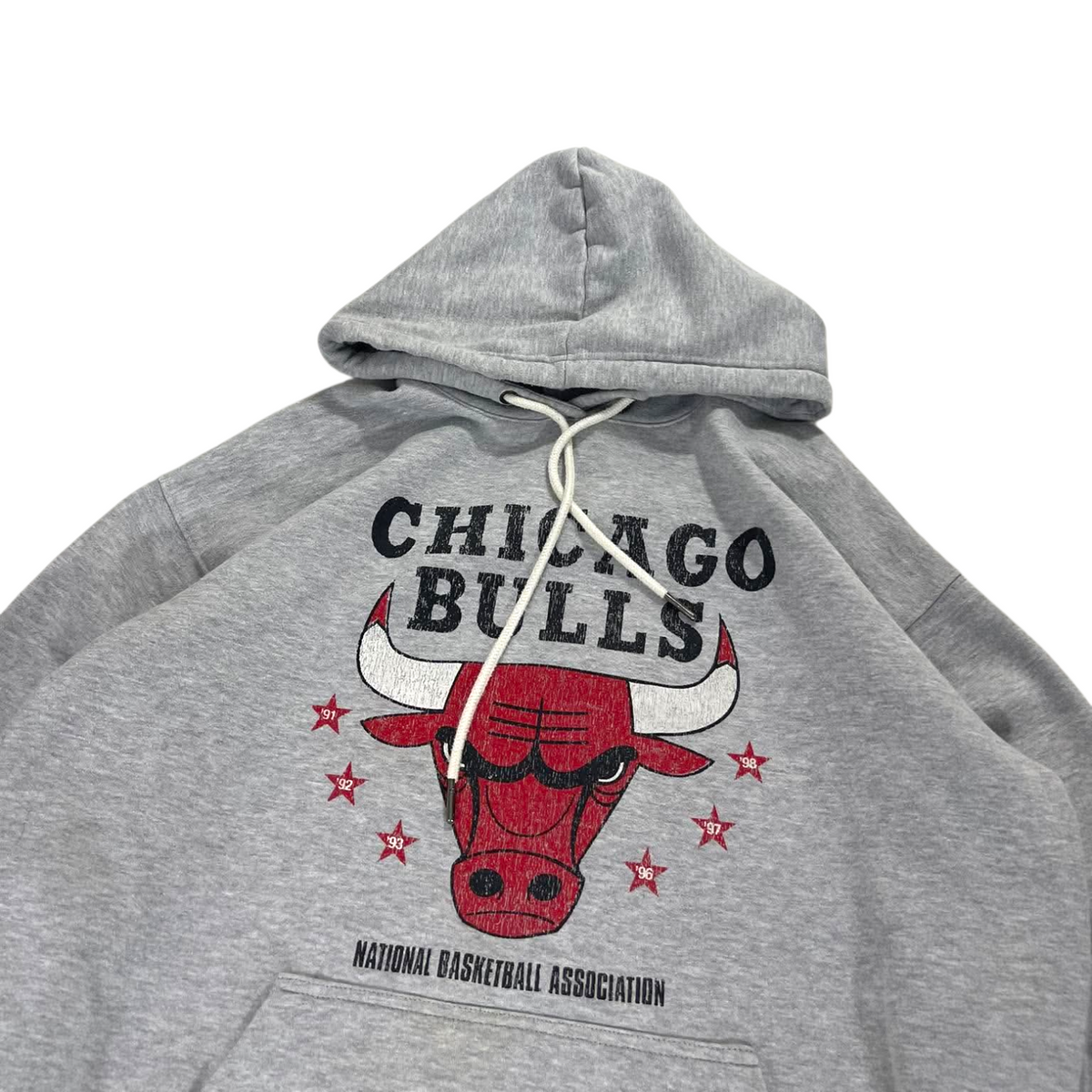 NBA CHICAGO BULLS GRAY HOODIE (M)
