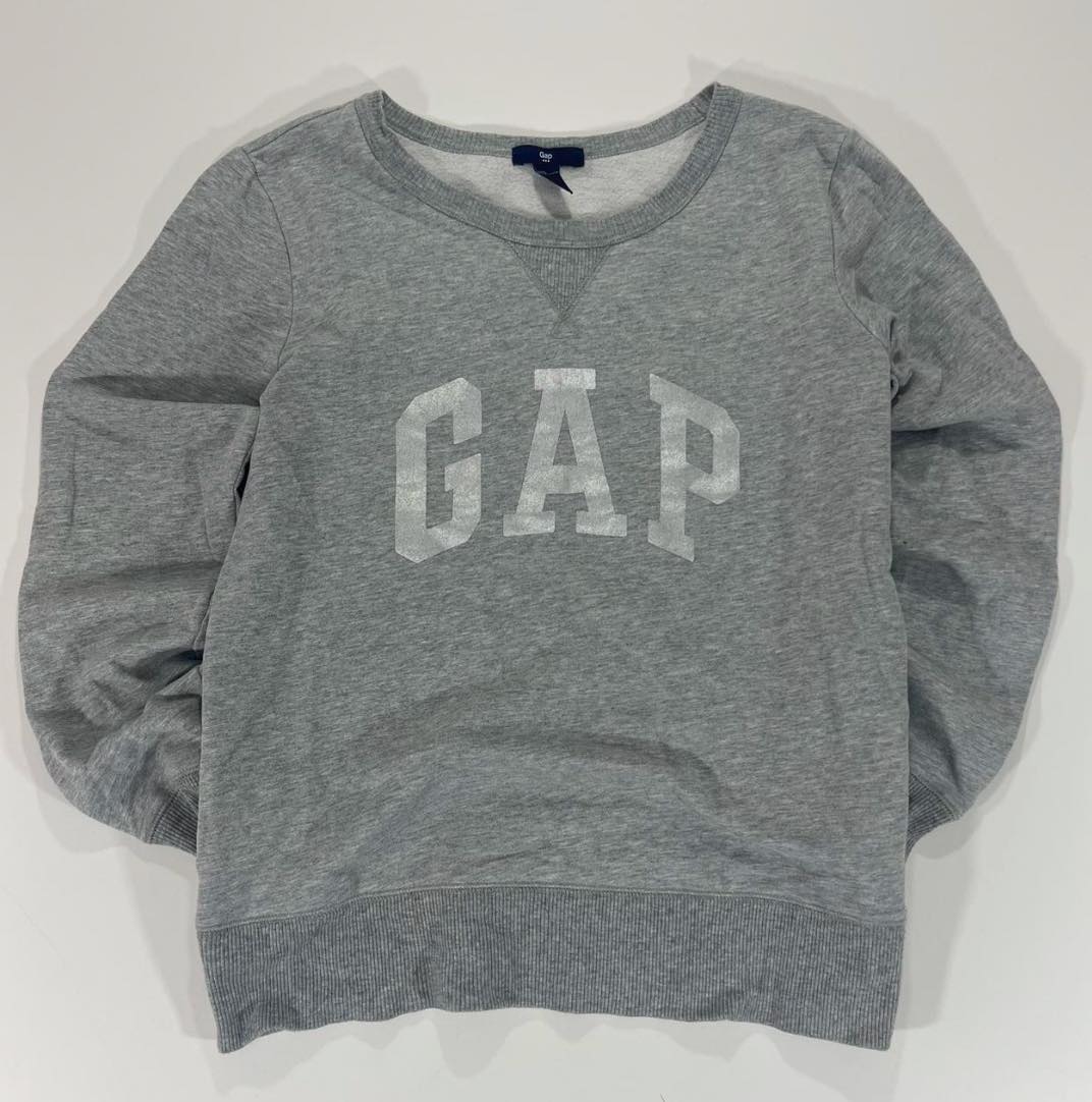 Y2K GAP GREY CREWNECK SWEATSHIRT (S-M)