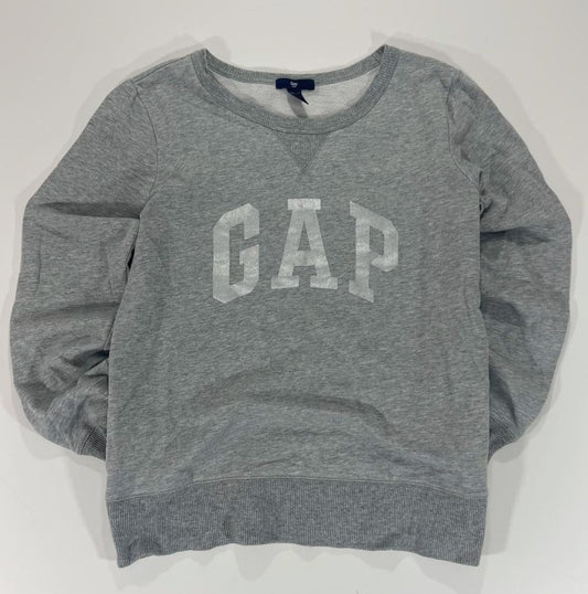Y2K GAP GREY CREWNECK SWEATSHIRT (S-M)