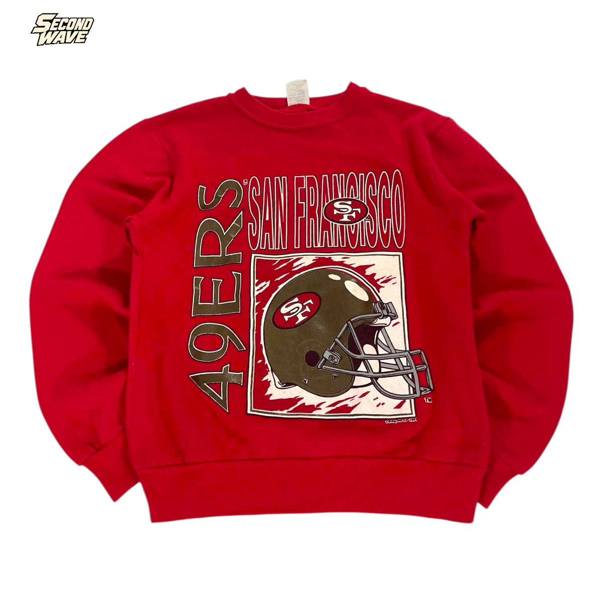 VINTAGE SAN FRANCISCO 49ERS CREWNECK (BEST FIT SMALL)